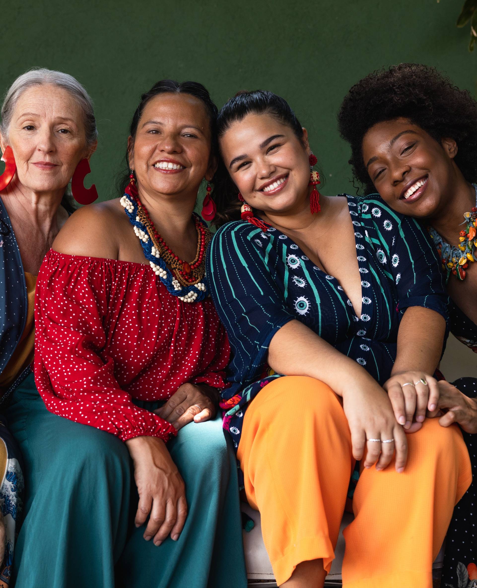 Group of women smiling